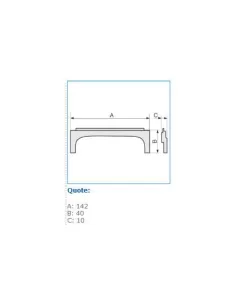 Bocchiotti B00333 Adaptateur de boîte ASA blanc à déterminer 2